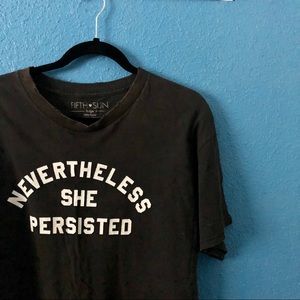Nevertheless she persisted graphic tee